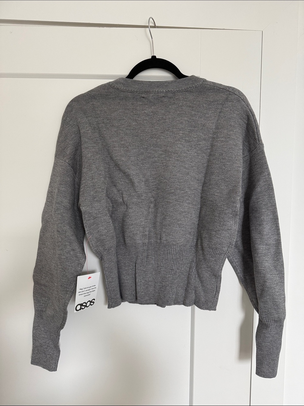 Topshop Gray Crewneck Sweater - Picture 2 of 3